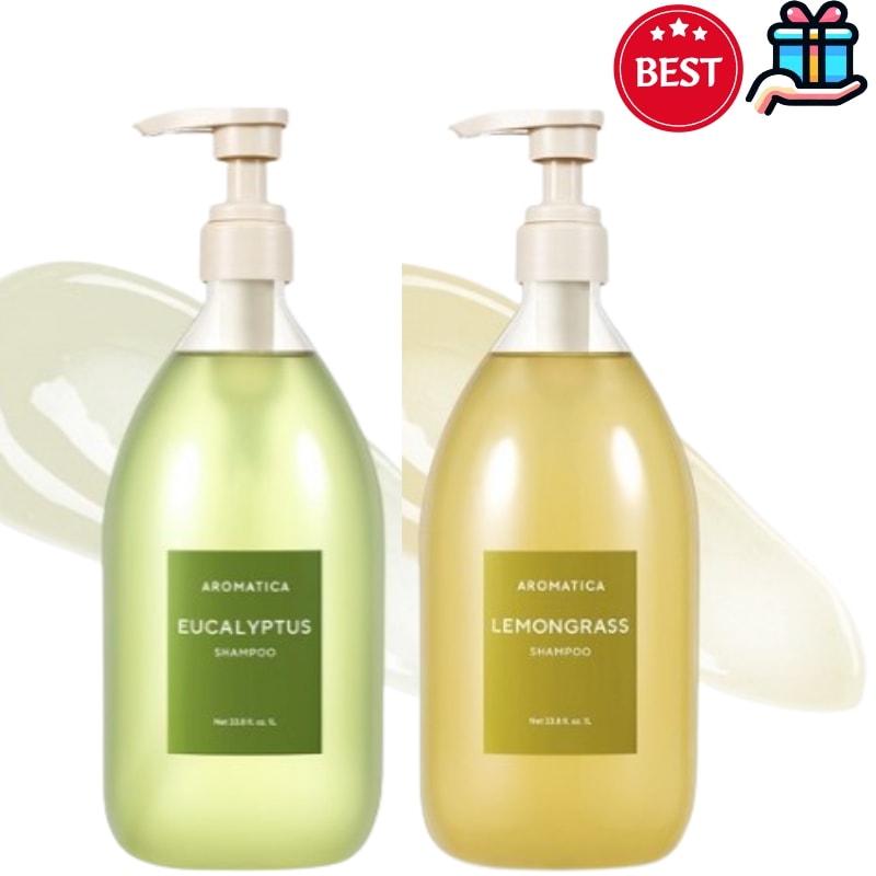 [NEW / 新作 1+1] ユーカリ 1L + レモングラス 1L 총 2L 脱毛ケア シャンプー 大容量 企画商品 脱毛緩和 弱酸性 頭皮ケア 洗浄 ヘアケア ヘアトリートメント 韓国シャンプー