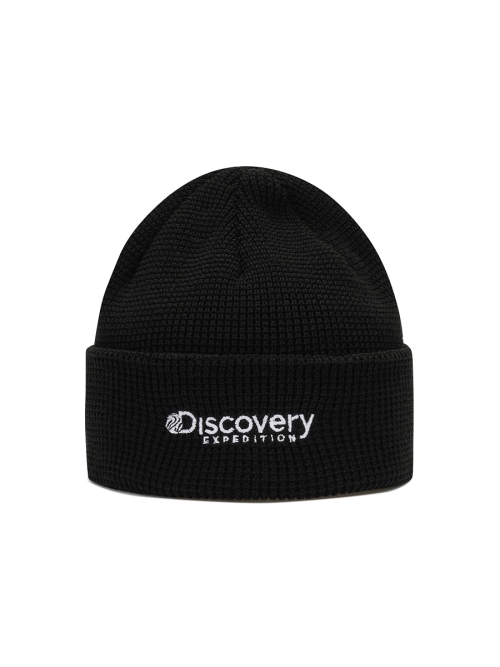 Discovery EXPEDITION Waffle long beanie BLACK DXBN5574N- 41