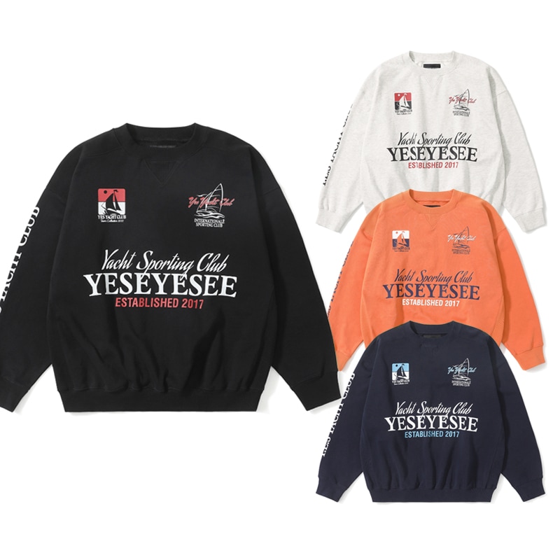 [Seventeen ディノ 着用] Y.E.S Yacht Sweatshirt 韓国 アイドル レディース メンズ 秋 冬 大きいサイズ