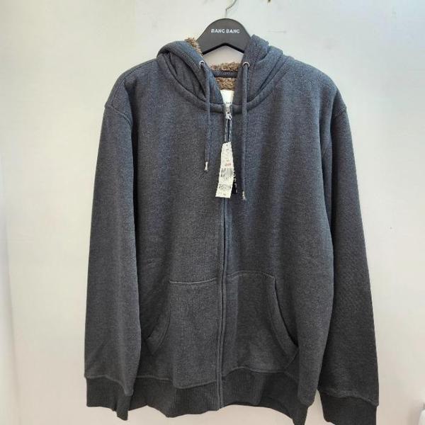 BANG BANG HC19 男性用ビッグサイズ(110) 裏地ボアフード付きジップアップジャンパー BUK (S41588127)