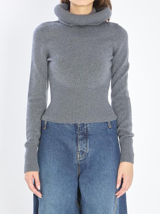ALAIA Women Sweater AA9G0071K133B GREY