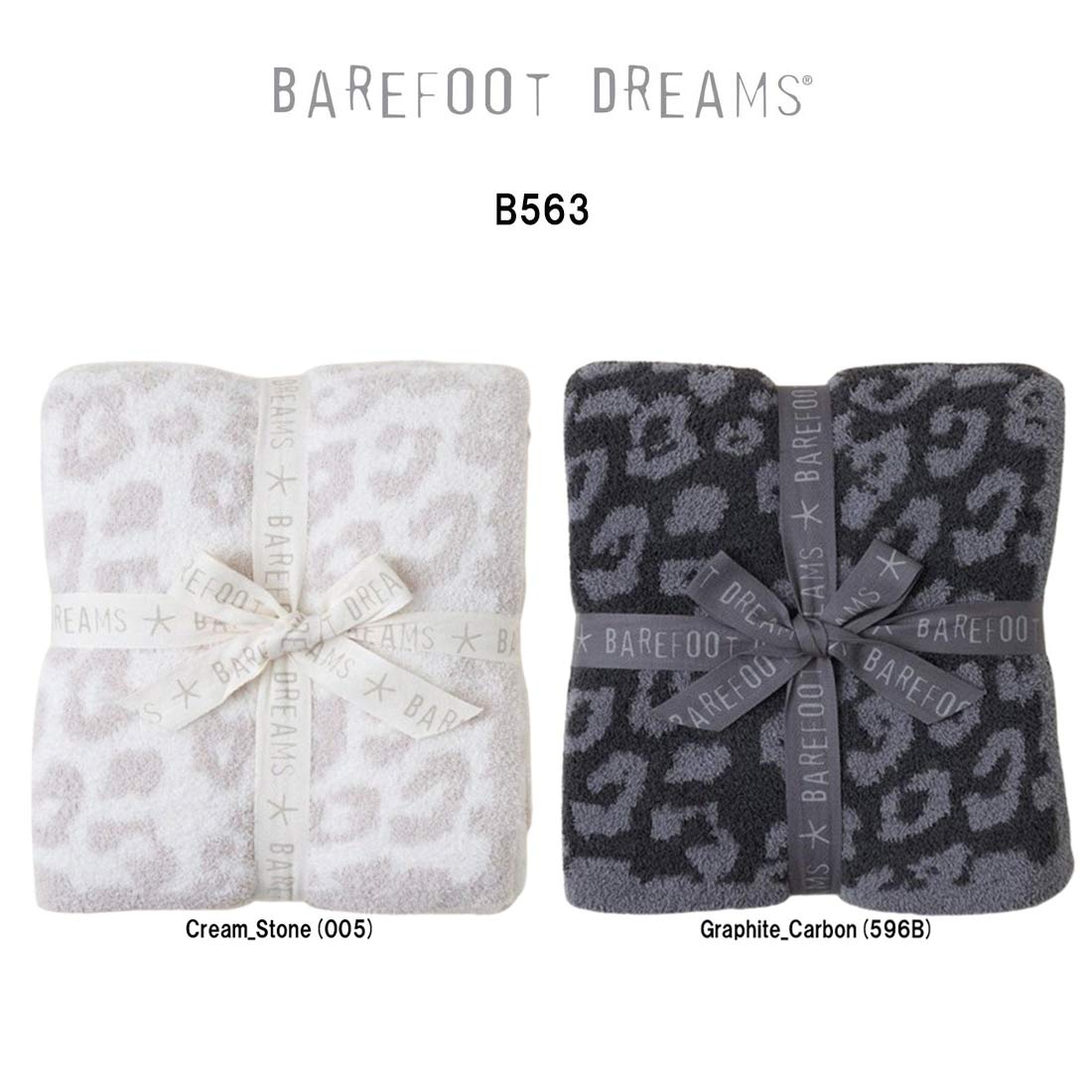 BAREFOOT DREAMS ブランケット コージーシック スロー シングル セミダブル 毛布 レオパード ヒョウ柄 180x134cm ギフト B563