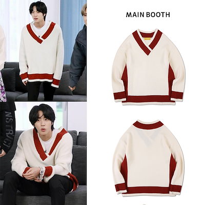 BTS JIN 着用 mainbooth L.Oversized Sweater - ニット/セーター