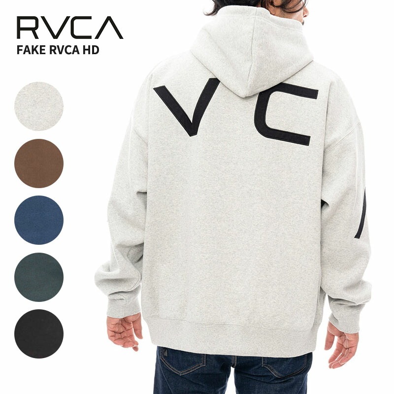 ルーカ メンズ プリント パーカー フーディー RVCA プルオーバーパーカー スウェット BE042-005 男性 メンズ