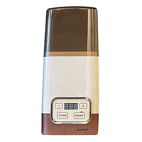 dadaz ヨーグルトメーカー 甘酒メーカー 容器 低温調理器 発酵器 発酵フードメーカー 1L オフホワイト