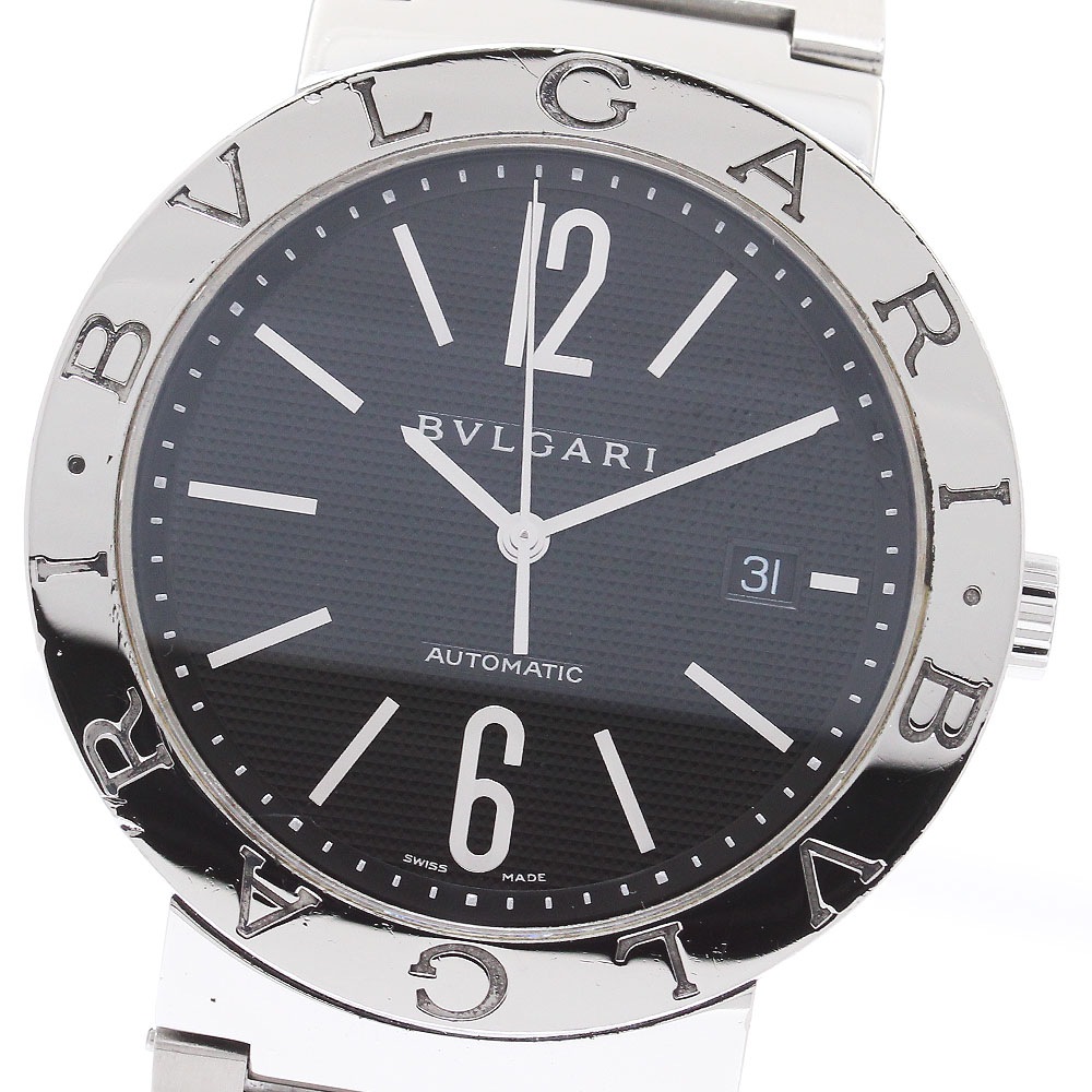 ブルガリ BVLGARI BB42SSAUTO ブルガリブルガリ デイト 自動巻き メンズ 保証書付き_870654【中古】