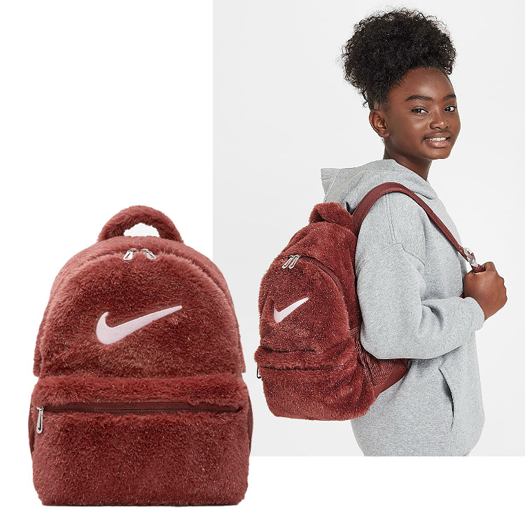 Futura Artificial Fur Mini Backpack FZ1330-231 School Bag Sports Bag