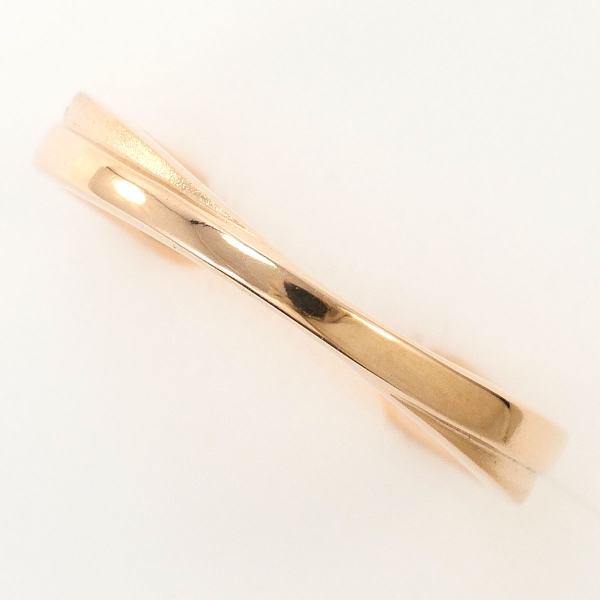 ザ・キッス K10 10金 PG ピンクゴールド リング・指輪 5号 総重量約1.5g ジュエリー 中古