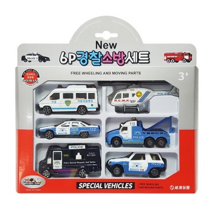 Qoo10] 【ハングル】韓国パトカー ダイキャスト6