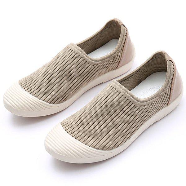 [シューズ] ニットゴールジ 女性 レディース スリッポン スニーカー 3cm/3色 sjlux-1951