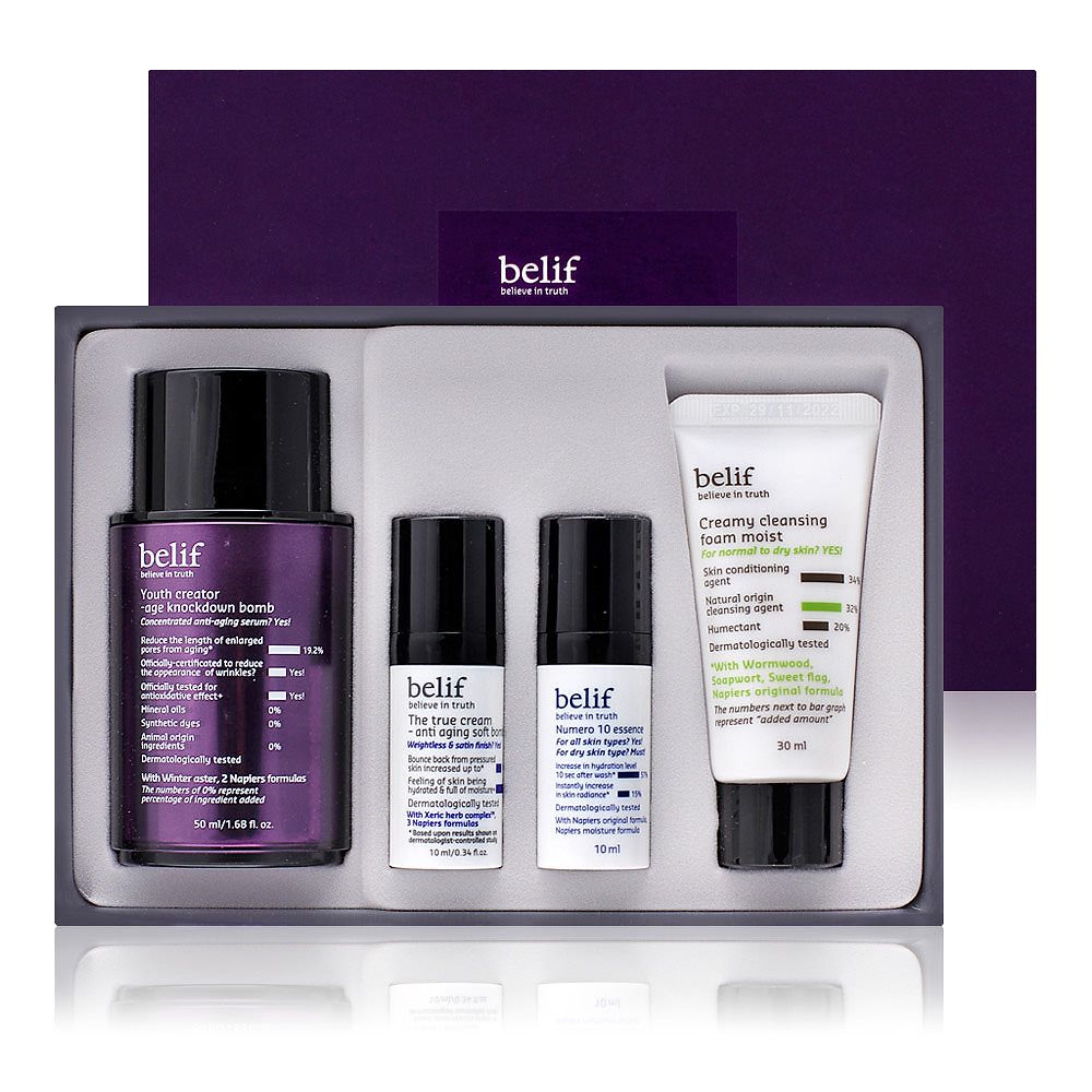 ビリーフ(Belif)ユースクリエーター－エイジノックダウンバーム スペシャルセット 6,682円