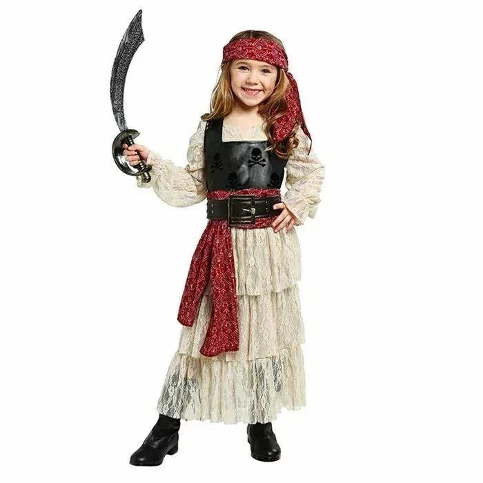 ハロウィン 衣装 キッズ 海賊 パイレーツ 強盗 ごろつき 子供 女の子 ガール ハロウィン 仮装 舞台 ステージ コスチューム パーティー イベント コスプレ衣装 ハ