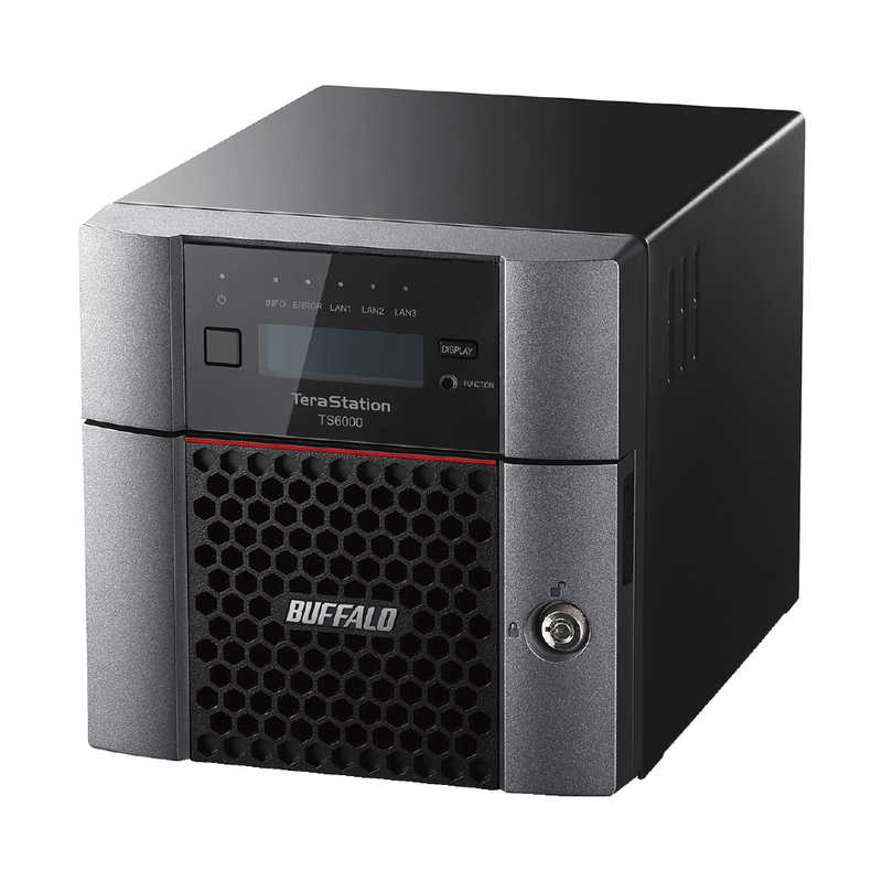 BUFFALO　TeraStation TS6000シリーズ 2ベイ デスクトップ8TB　TS6200DN0802