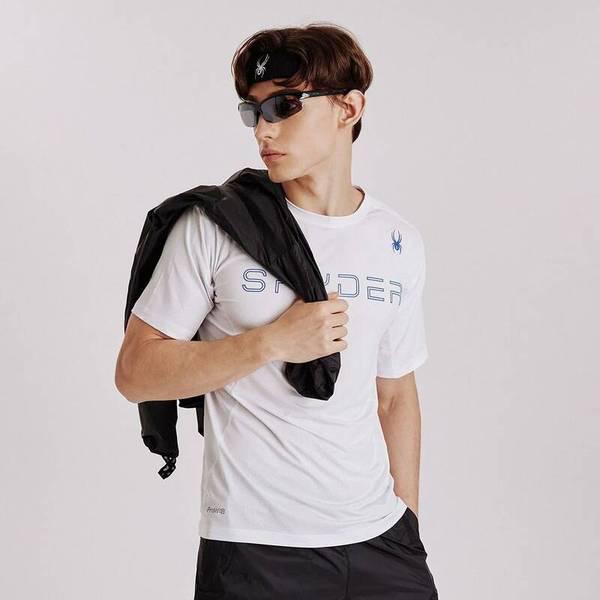 共用ランニングプロウェブ レタリングロゴ半袖Tシャツ SPIMCNRS232UWHT 710261