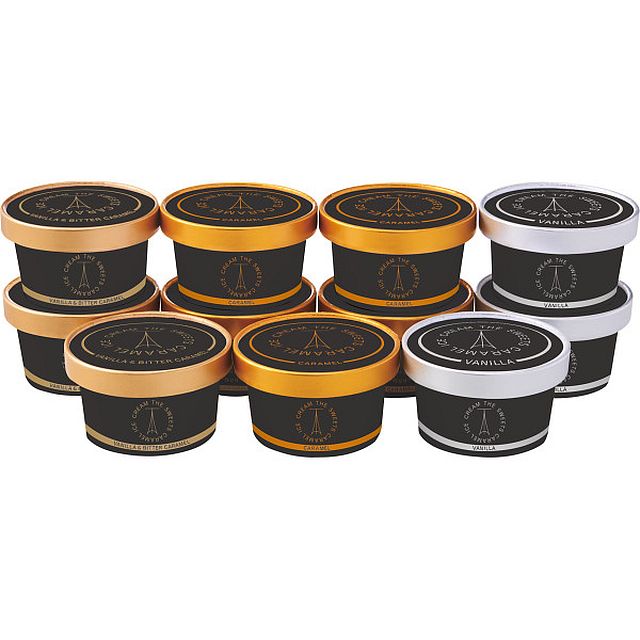 ザ/スウィーツ 北海道生クリームのたっぷりキャラメルアイスクリーム（11個）