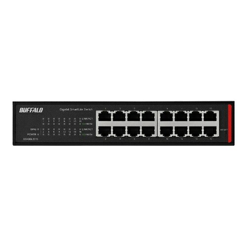 バッファロー [BS-GSL2016] 法人向け Giga対応 Layer2 スマートLiteスイッチ 16ポート