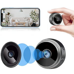 カメラ ワイヤレス wifi スマート ホーム モニター 1080 HD 赤外線ナイト ビジョン モーション カメラ ミニコンパクトオフィスホームカーマイクロ広角Wi-Fiカメラワイヤレスカメラ