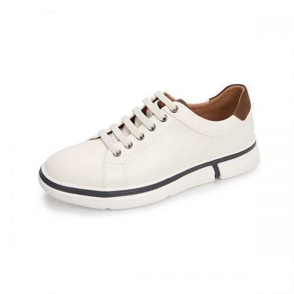 男性ロートップスニーカー アイボリー 517512301AQ_YS