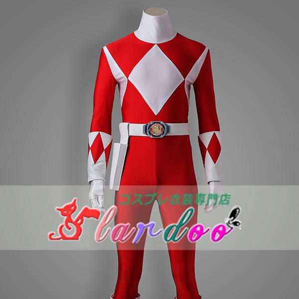 新タイプ追加 激安販売 恐竜戦隊ジュウレンジャー ゲキ ティラノレンジャー コスプレ衣装[3669]