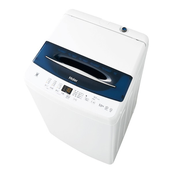 JW-UD55B-W ホワイト 全自動洗濯機 (5.5kg)