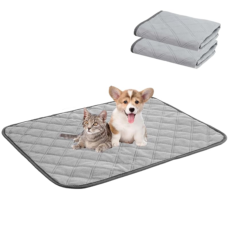 heatcozy 洗えるペットシーツ おしっこパッド 繰り返し使える ペットマット 介護シーツ 小型大型犬 猫 小動物用 四重構造 超吸収 速乾 漏れ防止 滑り止め 洗濯機で丸洗い 四季通用 (10