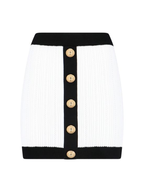 BALMAIN Women Skirts FF1LB039KI64GAB White