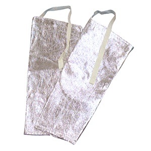 送料無料耐熱防炎アルミ遮熱製品アルミ　腕カバー　NM-0110CK　サイズ：フリー全長53cm代引き不可NB