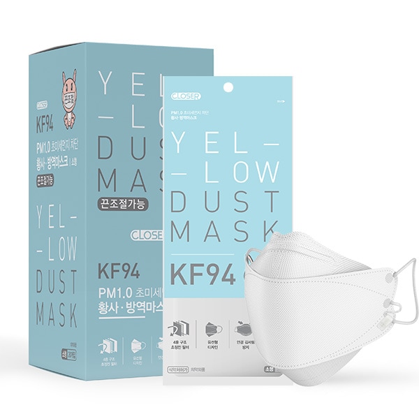 （TF0006）ひも調節黄砂防疫用マスク184小型KF94（20枚）/子供のマスク/韓国発送