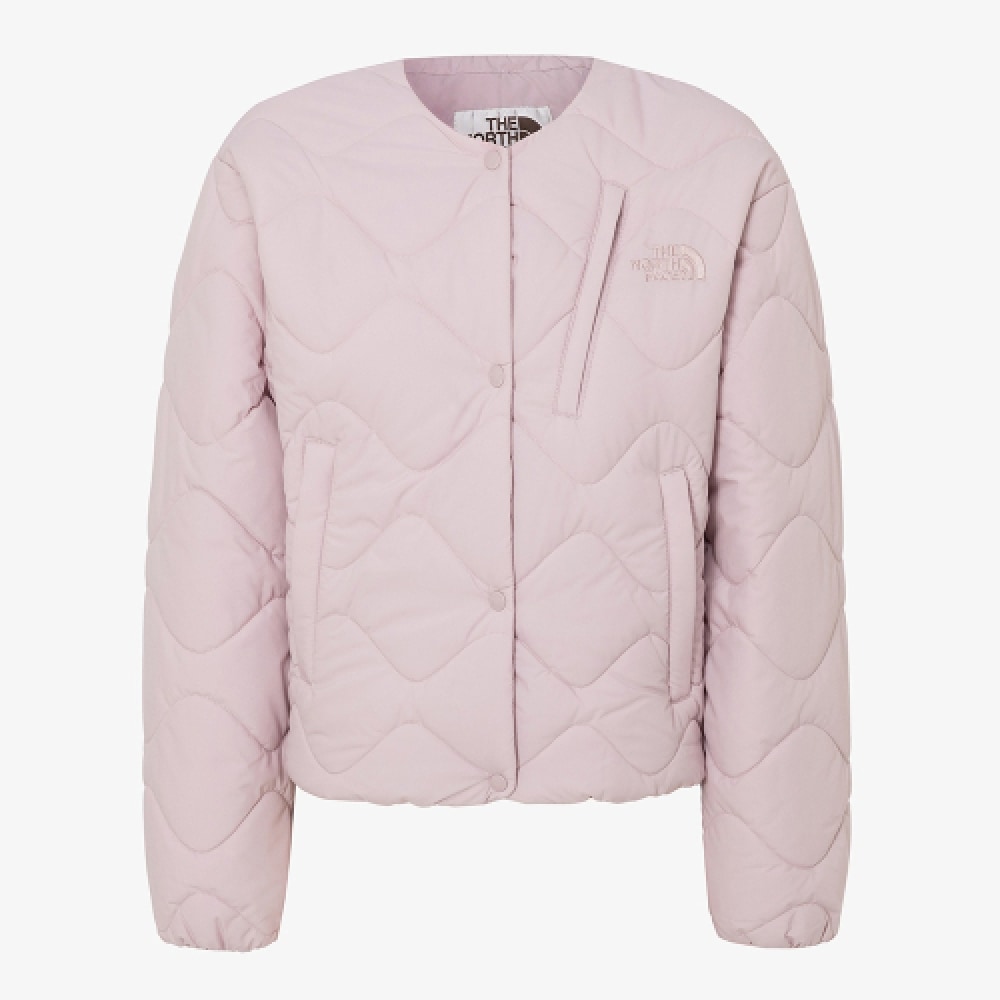ザ・ノース・フェイス NJ3NQ80L ホワイトレーベル女性用エッセンシャルライト Vモーションジャケット_ペールピンク