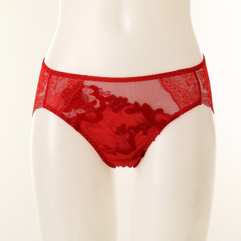 サルートメタリックベルベットタッチフルメイクアップレースパンティー(DPT0463S)