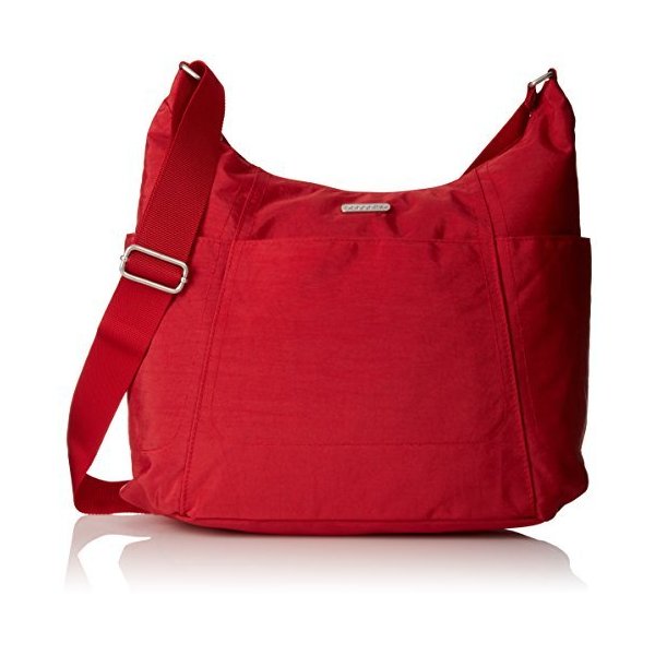 Baggallini Hobo Tote - Lightweight， Water-Resistant Travel Purse With Multiple Pockets and Removable