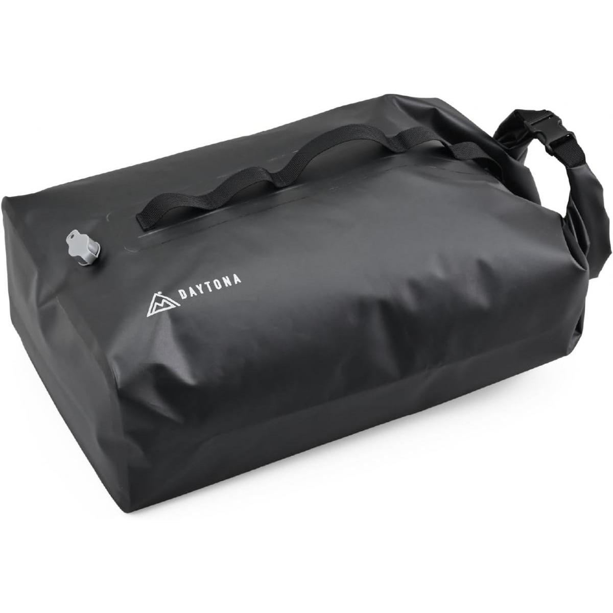 デイトナ Daytona キャンプ 防水バッグ 圧縮 コンパクト収納 シートバッグ固定可能 エアバルブ ドライバッグ PRO 17L ブラック 49152