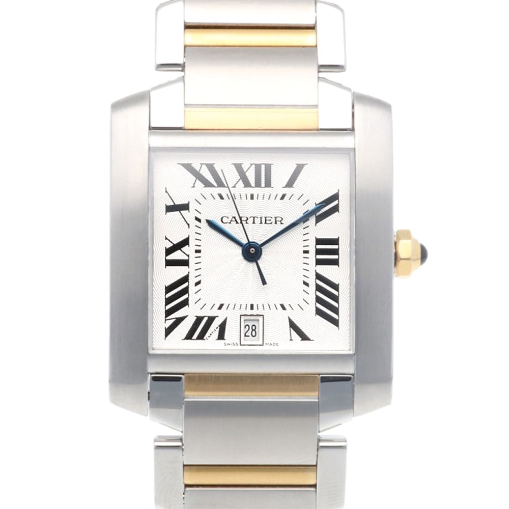 カルティエ タンクフランセーズ LM 腕時計 ステンレススチール 2302 自動巻き 1年保証 CARTIER 中古