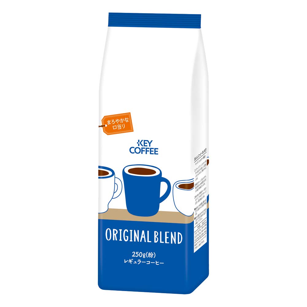 キーコーヒー オリジナルブレンド 袋 250g ×4袋 レギュラー(粉)