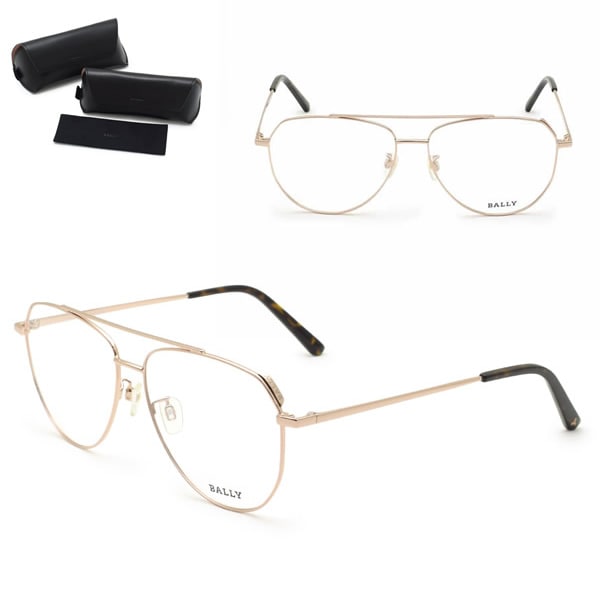 フレーム BY5035H/V-028-57 フレーム メガネ 眼鏡 フレームのみ ノーズパッド メンズ レディース ローズゴールド