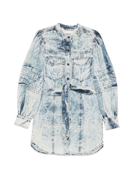 ISABEL MARANT ETOILE Women Short Skirts RO1005FA D1H04E 30BU Clear Blue