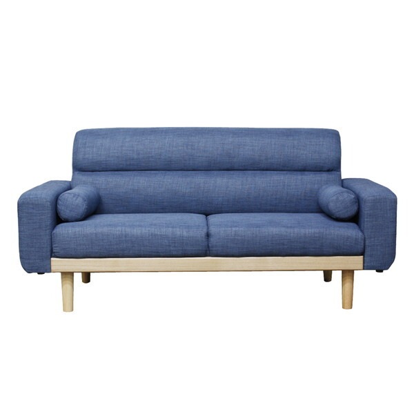 後藤家具物産 SO-20-BL ブルー ハウ 2.5人掛ソファー メーカー直送