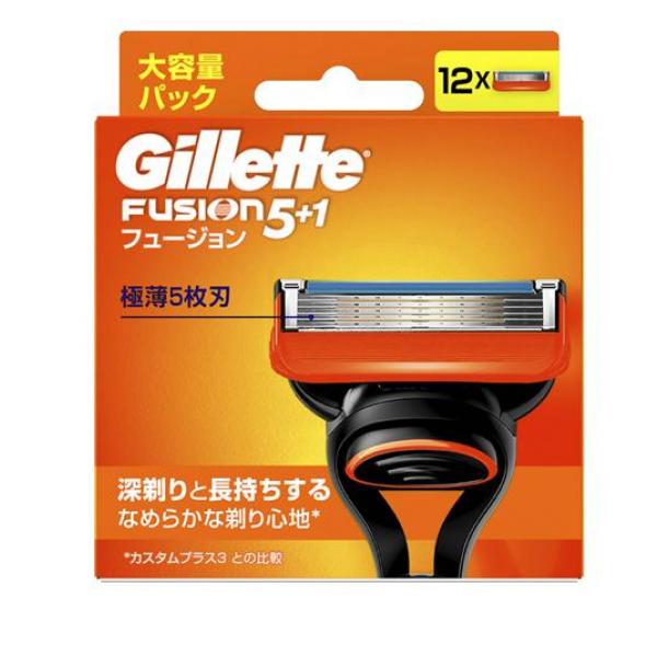 フュージョン5+1 マニュアル 替刃 12個入