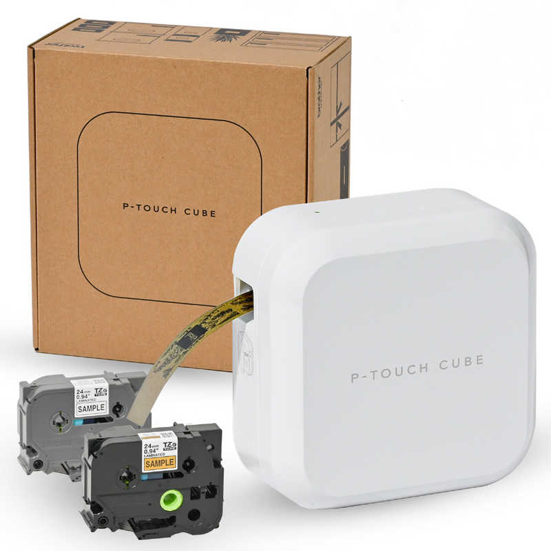 ブラザー brother ラベルライターピータッチキューブ(P-TOUCH CUBE)(テープ幅24mmまで) PT-P710BT