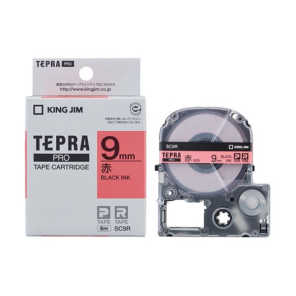 (まとめ) キングジム テプラ PRO テープカートリッジ ソフト 18mm ベビーピンク／グレー文字 SW18PH 1個 〔×10セット〕[21] テプラ」PRO テープカートリッジ | 「テプラ」 | ファイルとテプラの