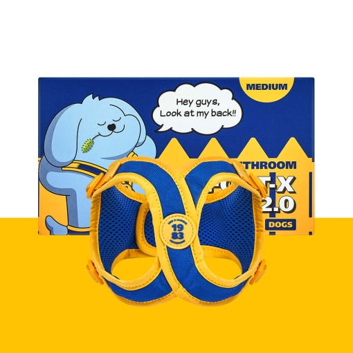 [フェスルーム] コンフォート - X ハーネス 2.0 (M) X字型 気道 圧迫なし 犬 ハーネス 胸紐 首輪 5,419円