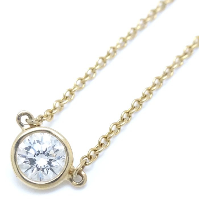 バイザヤード ネックレス 1Pダイヤモンド エルサペレッティ K18YG イエローゴールド/290276【中古】
