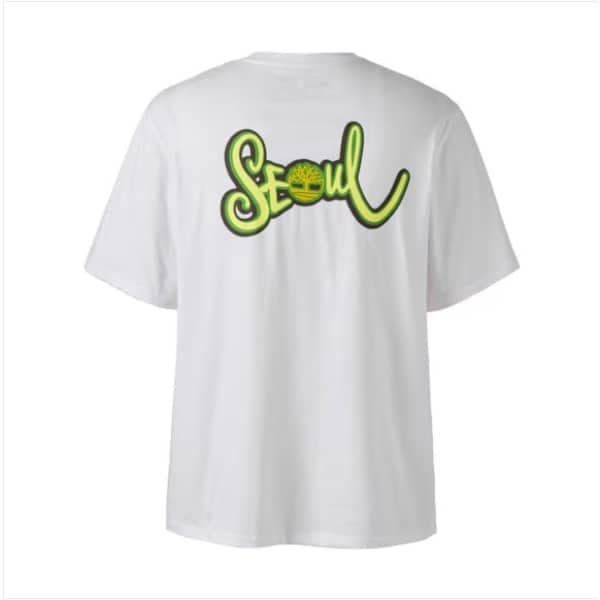 [Timberland] オールジェンダー ホワイト ソウル シティ 半袖Tシャツ C0YHE