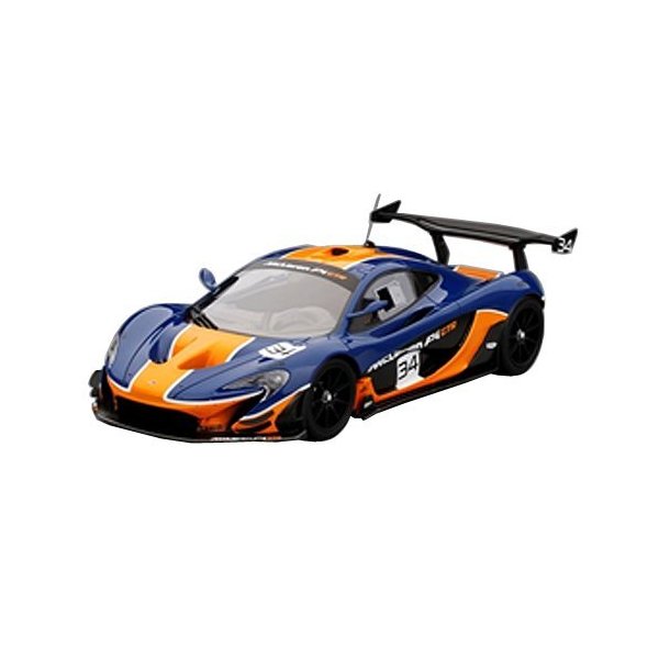 Truescale TSM181008R 1:18 Scale Mclaren P1 GTR - Blue/Orange 並行輸入品