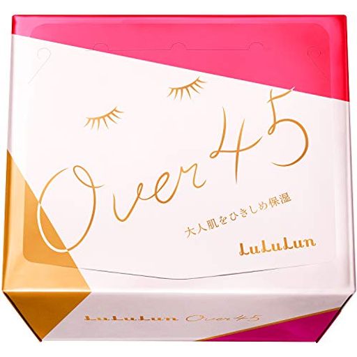 フェイスマスク OVER45 カメリアピンク 32枚入り(保湿タイプ)
