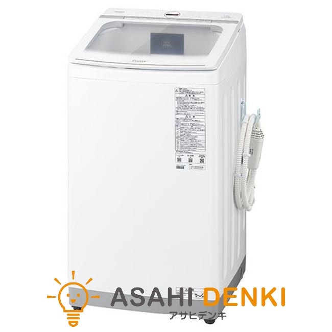 洗濯機(全自動 6.1kg～8kg) アクア AQW-VX8R-W AQUA Prette plus 洗濯8kg ホワイト