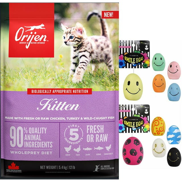 【正規品】オリジン キトゥン 5.4kg【犬想いオリジナルスマイルエッグセット】 14,296円