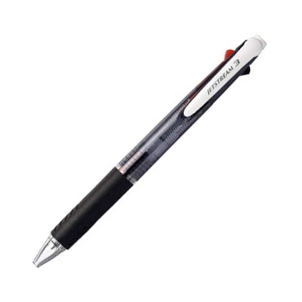 (まとめ) 三菱鉛筆 3色ボールペン ジェットストリーム 0.7mm （軸色 黒） SXE340007.24 1本 (×30セット) 8,768円