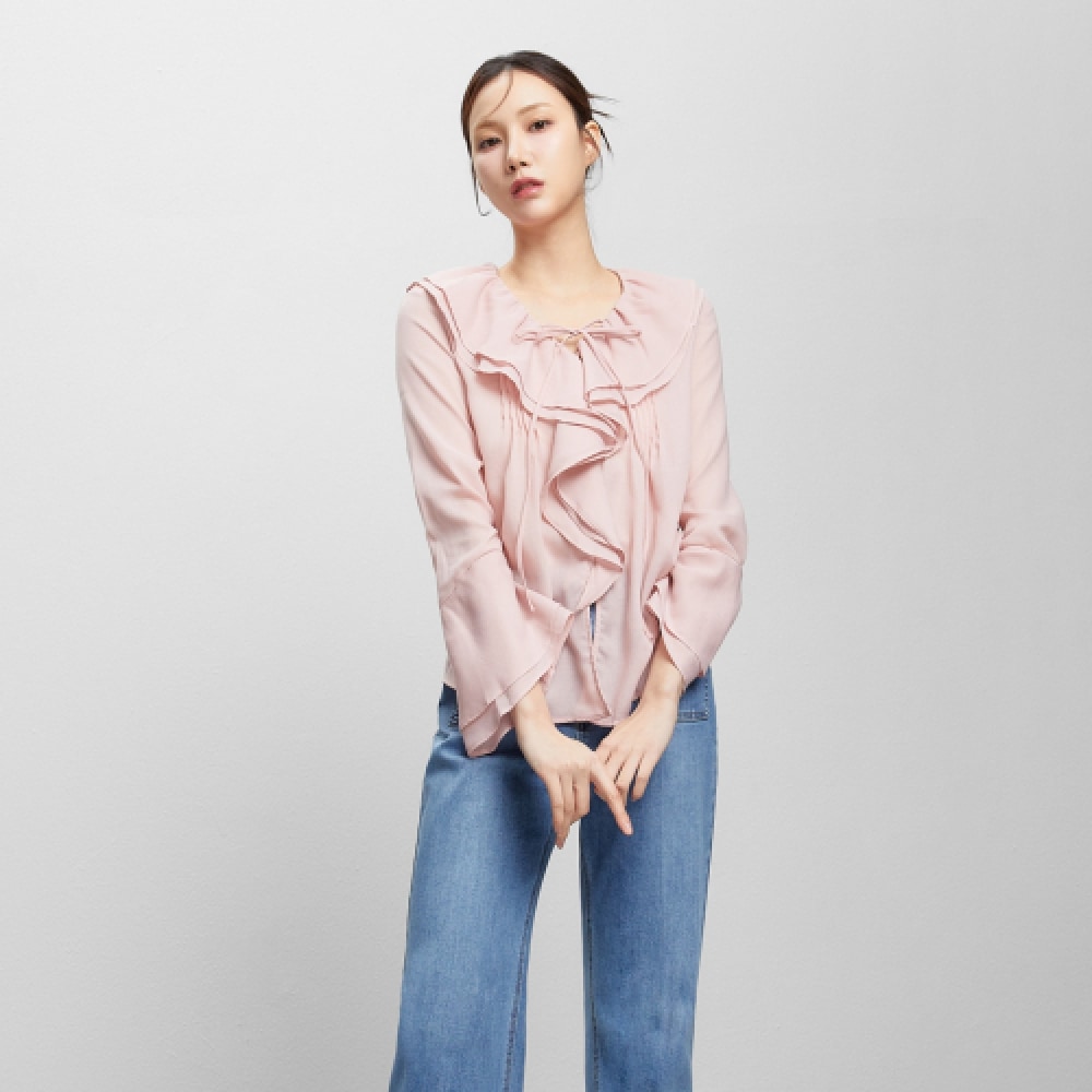 ミクソフリルブラウス_MIWBLF301G