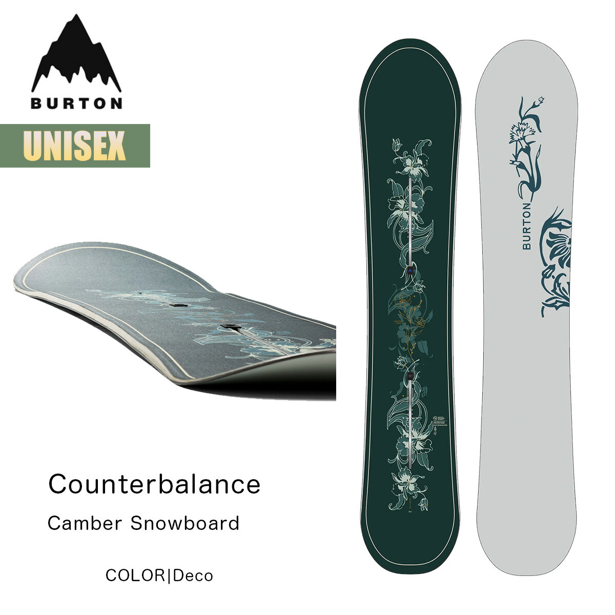 スノーボード 板 25-26 カウンターバランス キャンバー W26JP-302881 Counterbalance Camber Snowboard Decoカラー 146 150 154